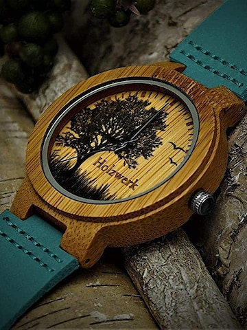 Holzwerk - Reloj analógico 'ETTINGEN' en azul