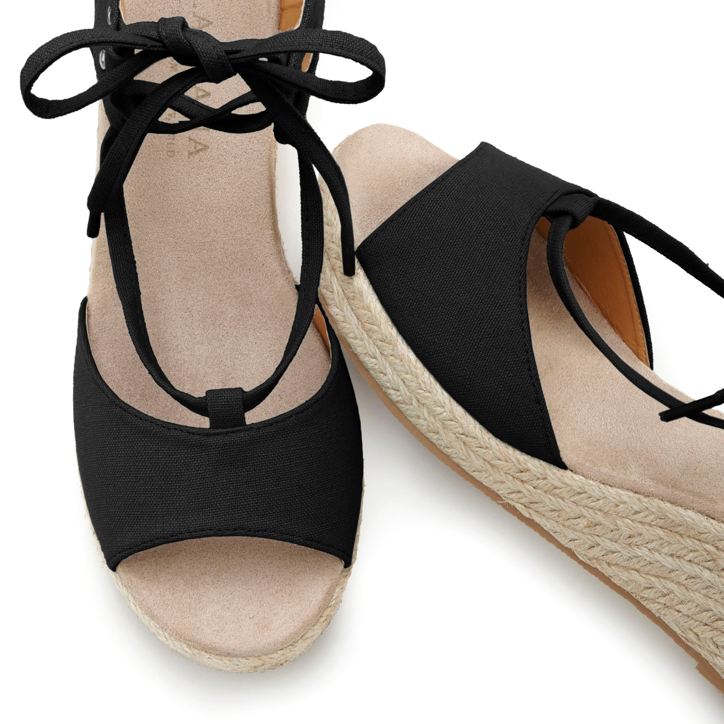 LASCANASandale s remenčićima - crna boja