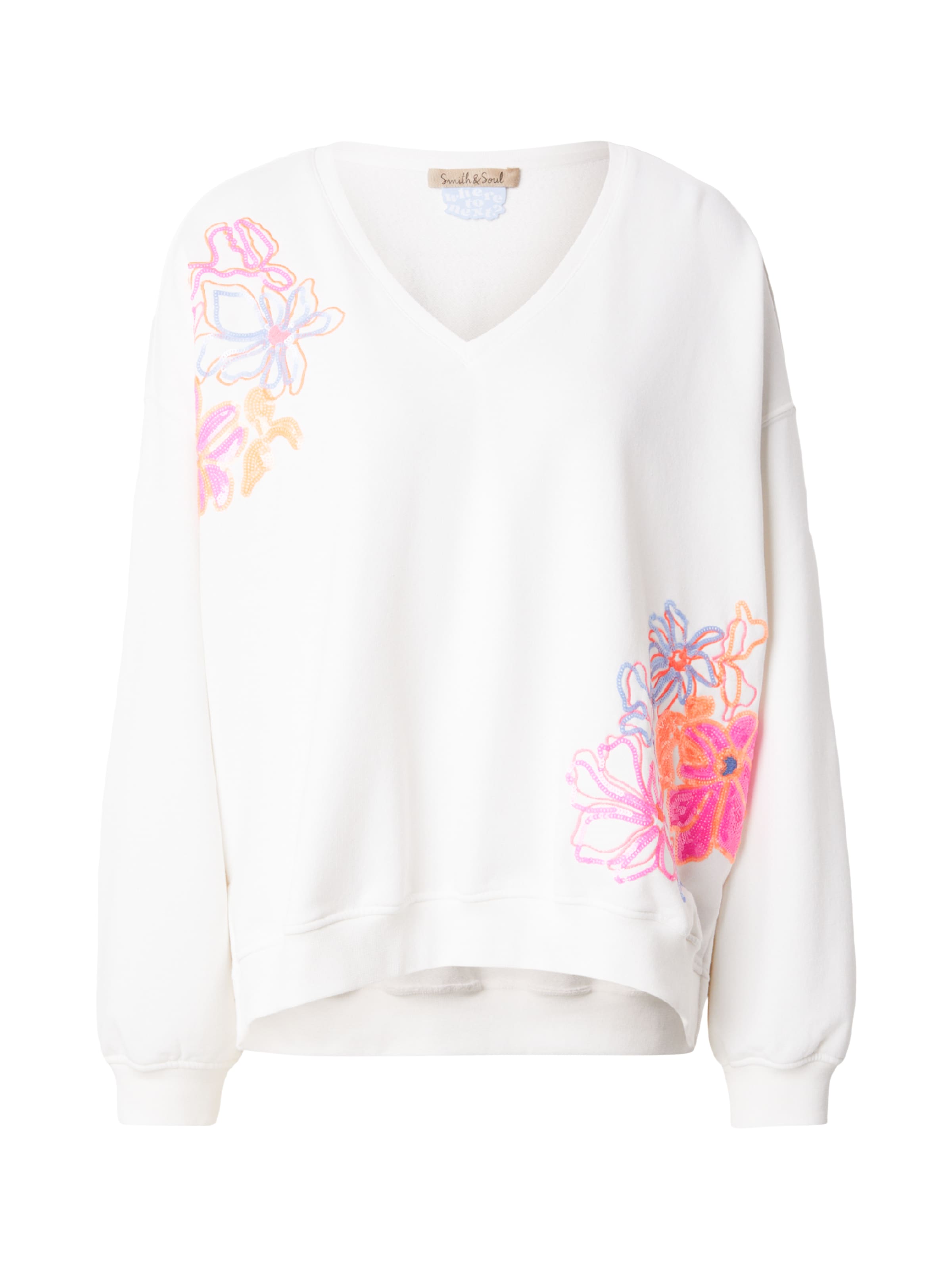 Smith&Soul Свитшот в Белый: спереди