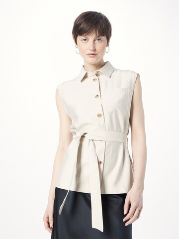 MSCH COPENHAGEN - Blusa 'Joanita' en beige: frente