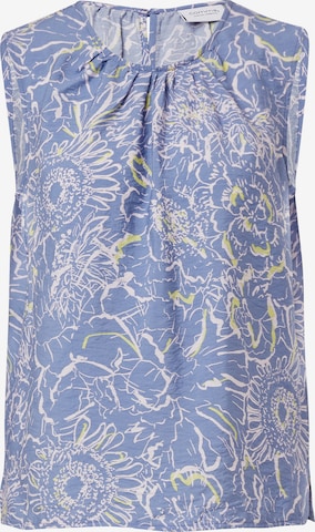 COMMA Blouse in Blauw: voorkant