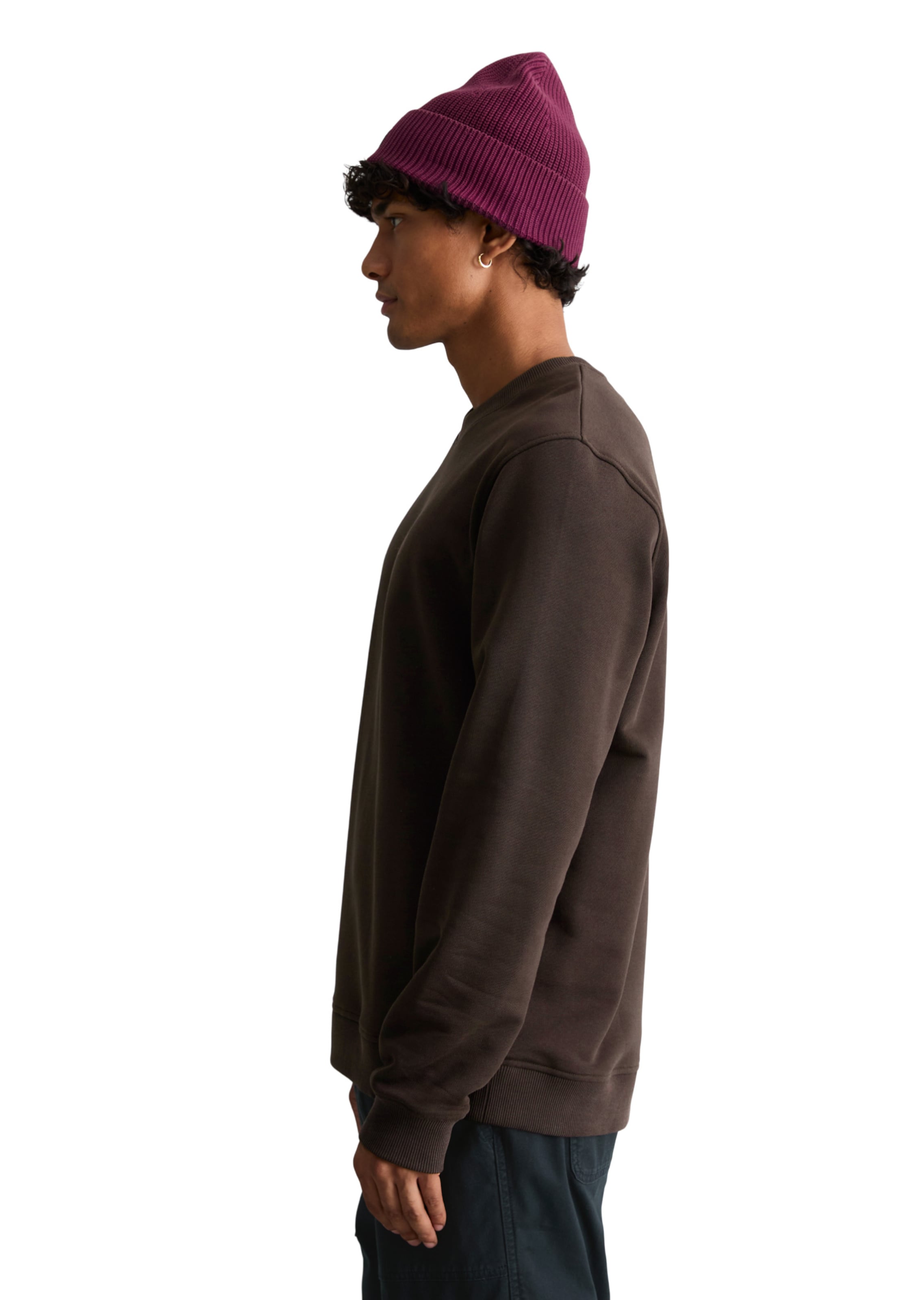 Marc O'Polo DENIM Sweatshirt in Brown: side
