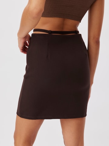 LeGer by Lena Gercke Skirt 'Valentina' in Brown