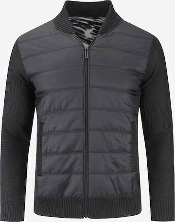 Youthup Strickjacke in Schwarz: Vorderseite