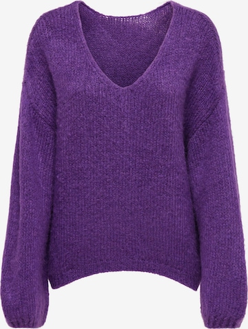 JDY Pullover 'JDYDINEA' in Lila: Vorderseite