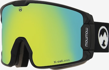 Attrezzatura sportiva 'MowMow LEGEND Ski Goggles - Free Bonus Lens - Magnetic - ECO: Bioresin Frame & Recycled - UV400 - Unisex' di Mowmow in oro: frontale