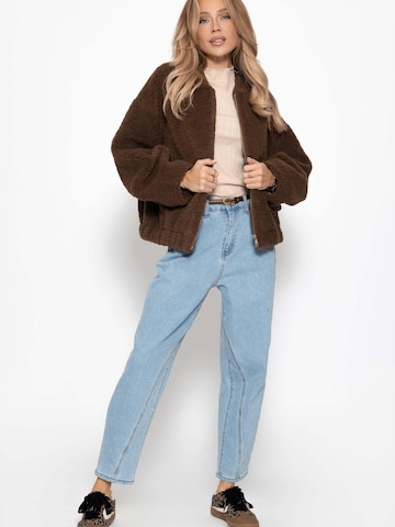 SASSYCLASSY Übergangsjacke in Braun