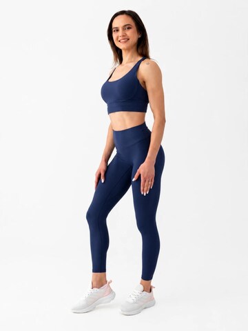 2SKIN - Slimfit Pantalón deportivo en azul