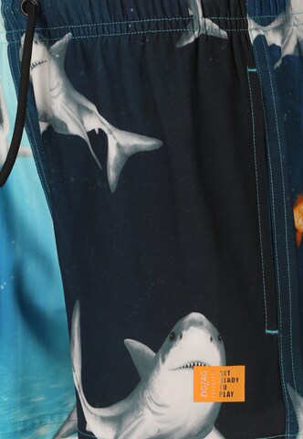 ZigZag Swimming shorts 'Sealife' in Blue