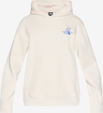 THE NORTH FACESweater majica 'MOUNTAIN CELEBRATION' - bijela boja: prednji dio