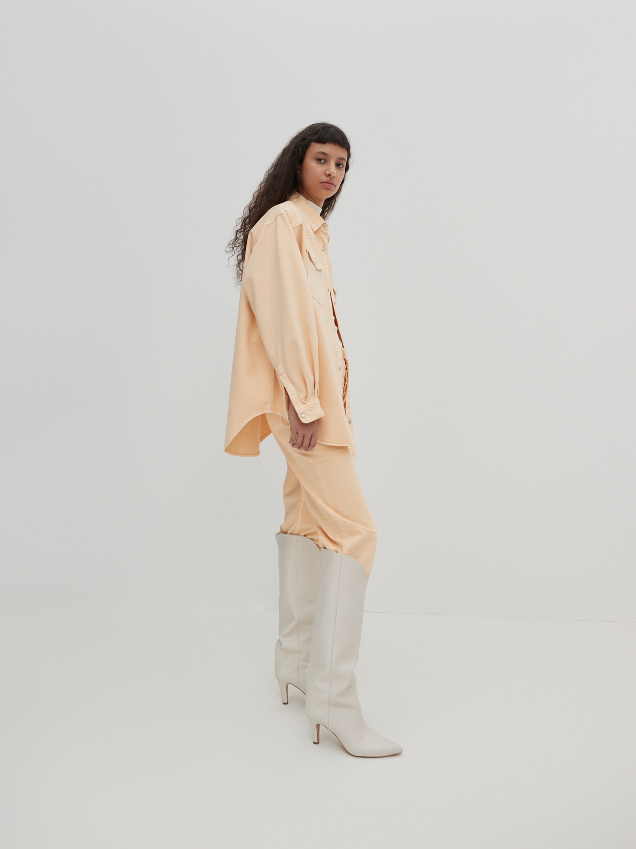EDITED Produkte Hemd 'Dani' apricot