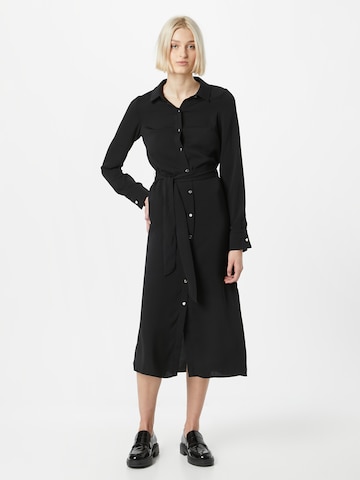 Dorothy Perkins Shirt Dress in Black: front