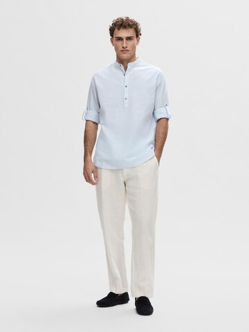 SELECTED HOMME Regular Fit Hemd in Blau