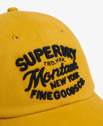 Superdry & Co Cap 'Vintage' in Yellow