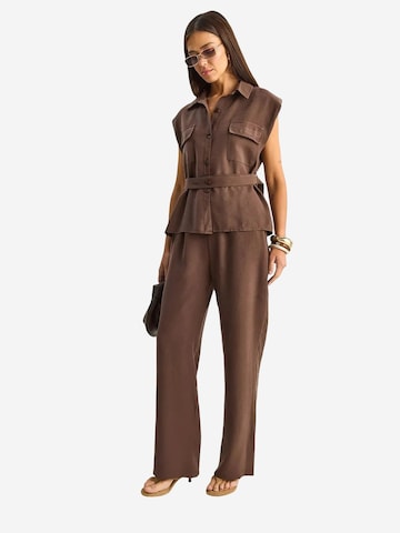 Bianco Lucci Pantsuit in Brown