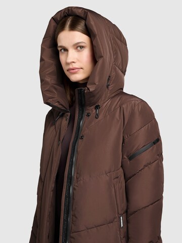 khujo Χειμερινό παλτό 'Jange' σε καφέ