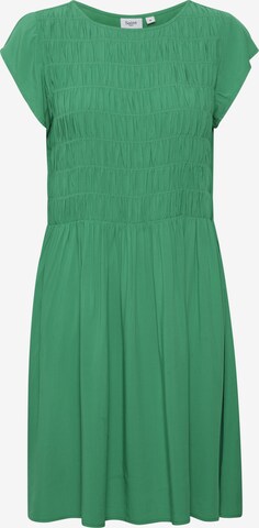 SAINT TROPEZ Jurk 'Gisla' in Groen: voorkant