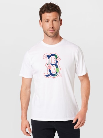 T-Shirt fonctionnel 'Boston Redsox' Hurley en blanc : devant