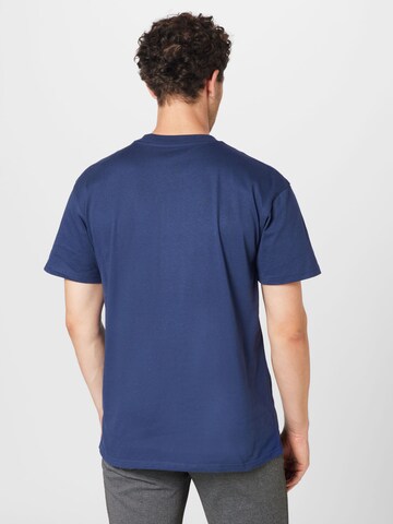 Carhartt WIP T-Shirt 'American Script' in Blau