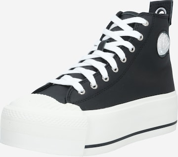 DIESEL - Zapatillas deportivas altas 'Astico' en negro: frente