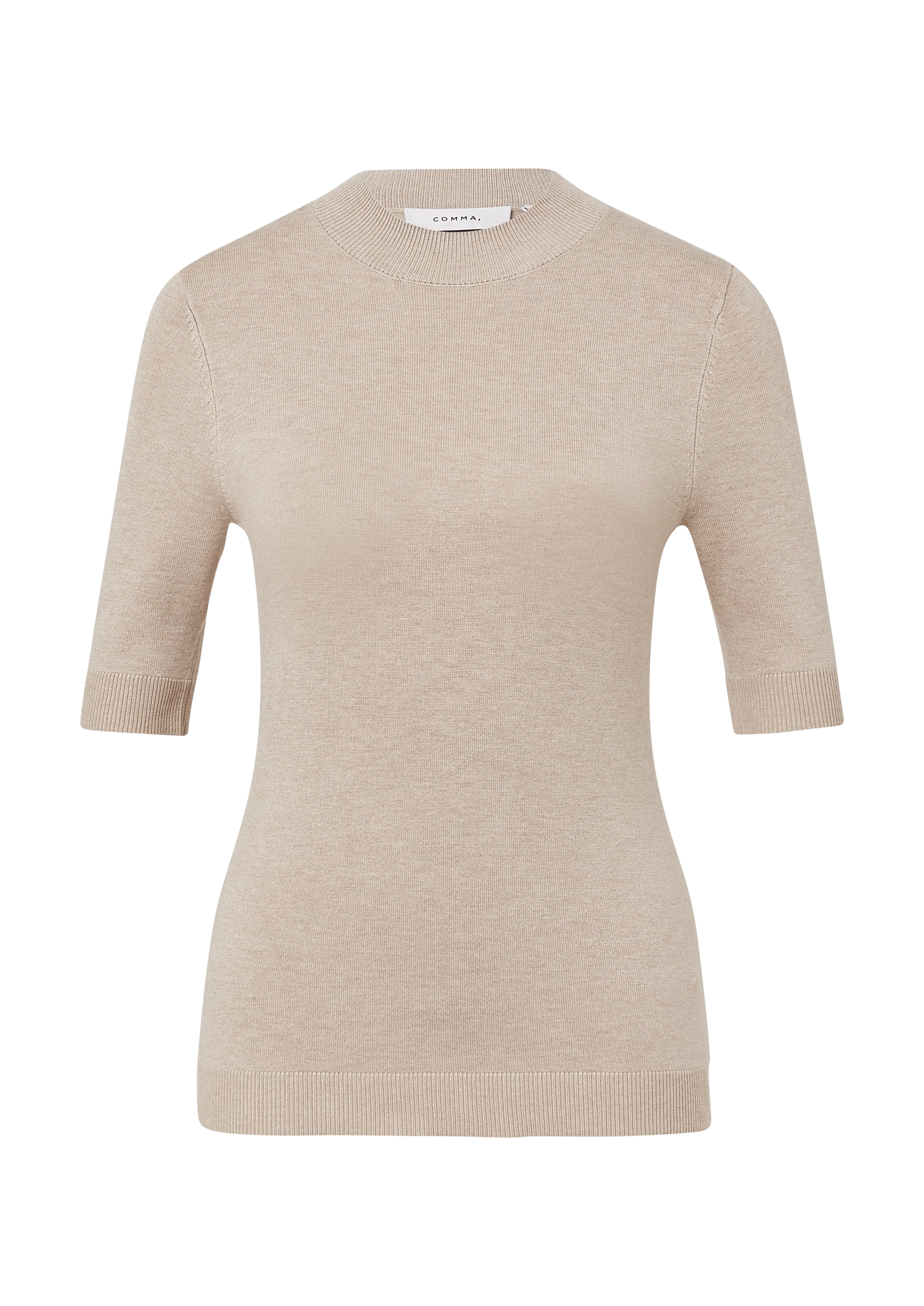 Pull-over COMMA en beige : devant