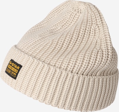 G-STAR Mütze in braun / gelb / weiß, Produktansicht