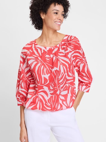 Olsen Blouse in Roze: voorkant