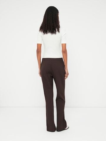 Samsøe Samsøe regular Παντελόνι 'Loto' σε καφέ