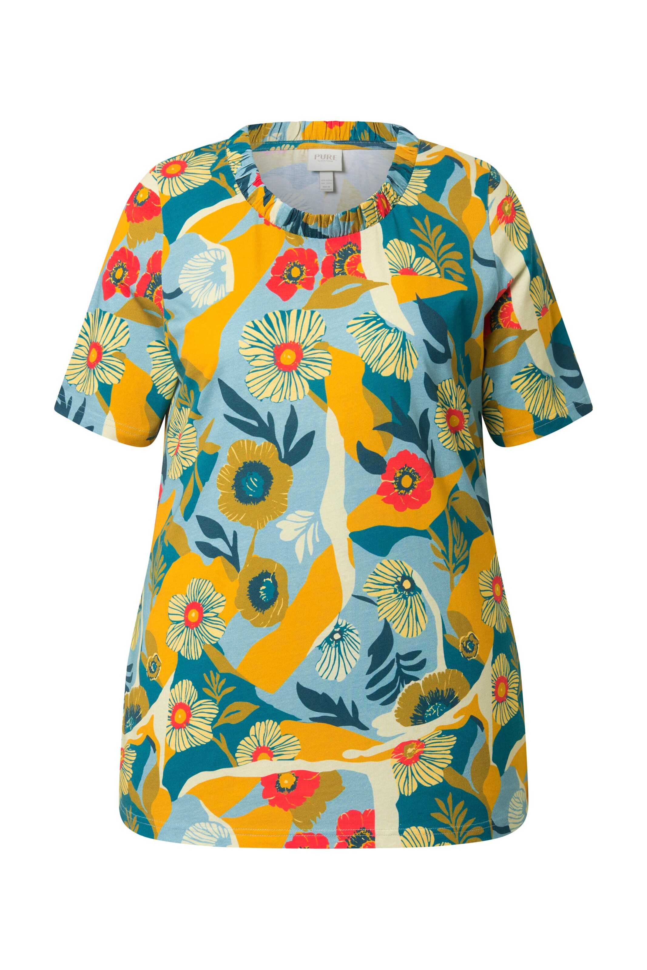 Ulla Popken Shirt in Gelb: Vorderseite