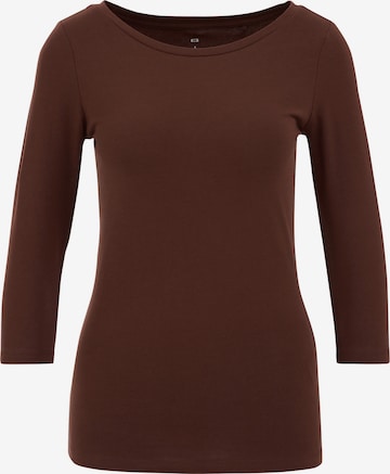 Maglietta di WE Fashion in marrone: frontale