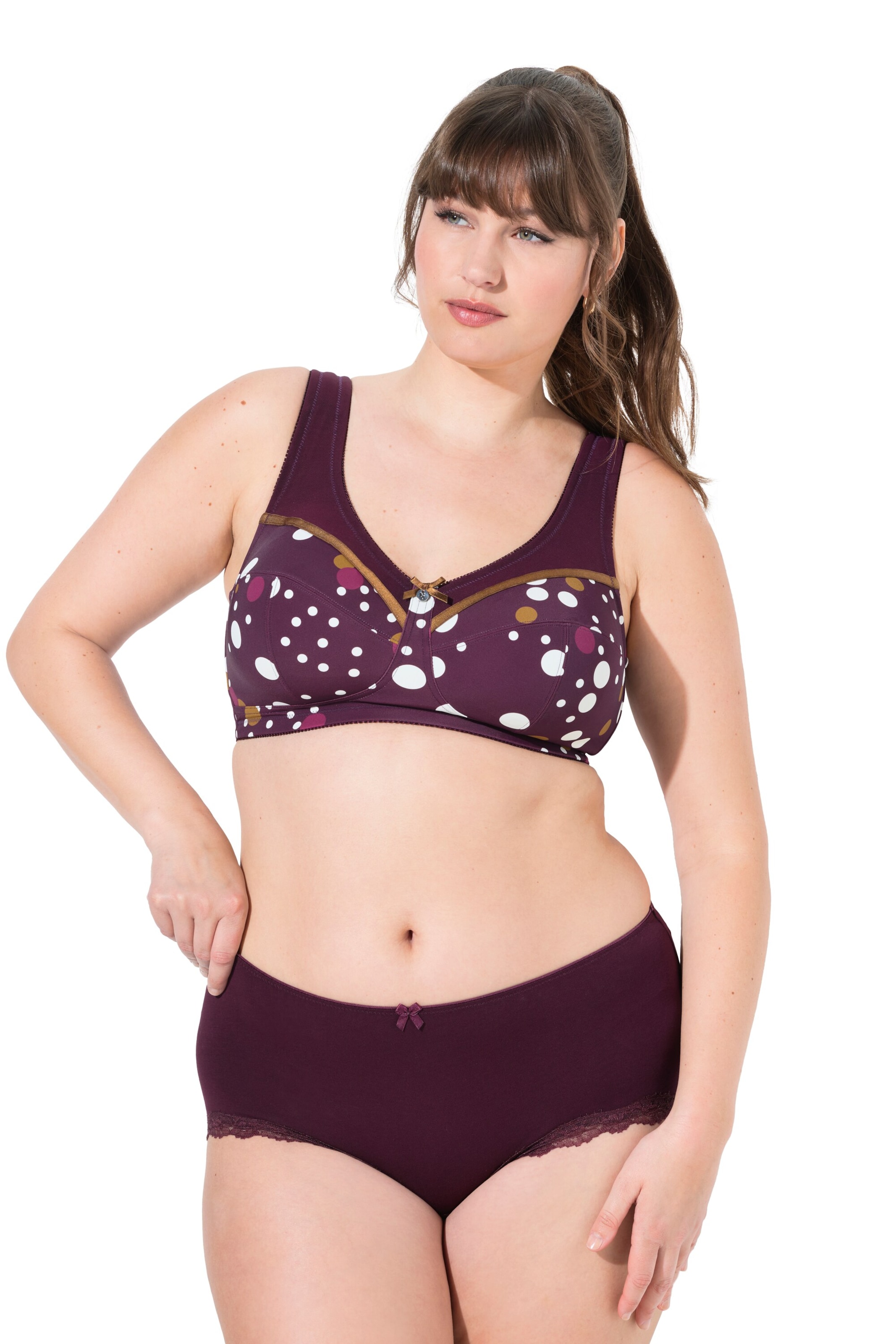 Ulla Popken Slip in Zwart: voorkant