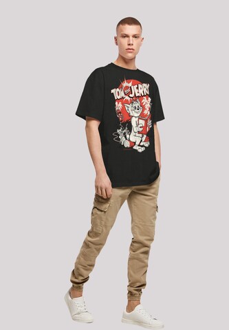 T-Shirt 'Tom And Jerry Rocket Prank' F4NT4STIC en noir