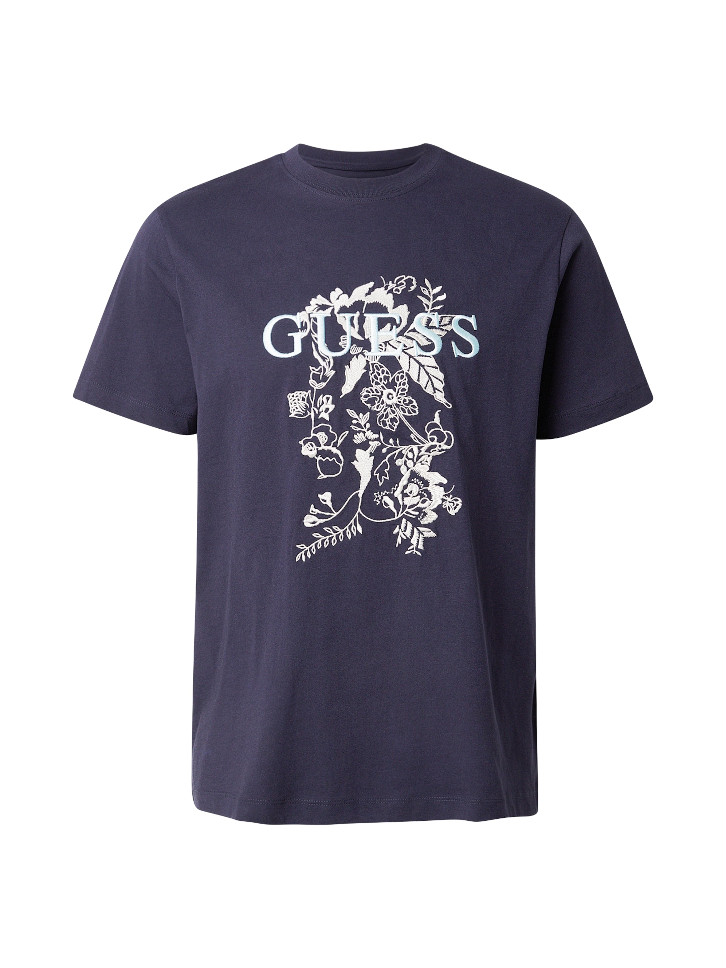 GUESS Футболка в Синий: спереди