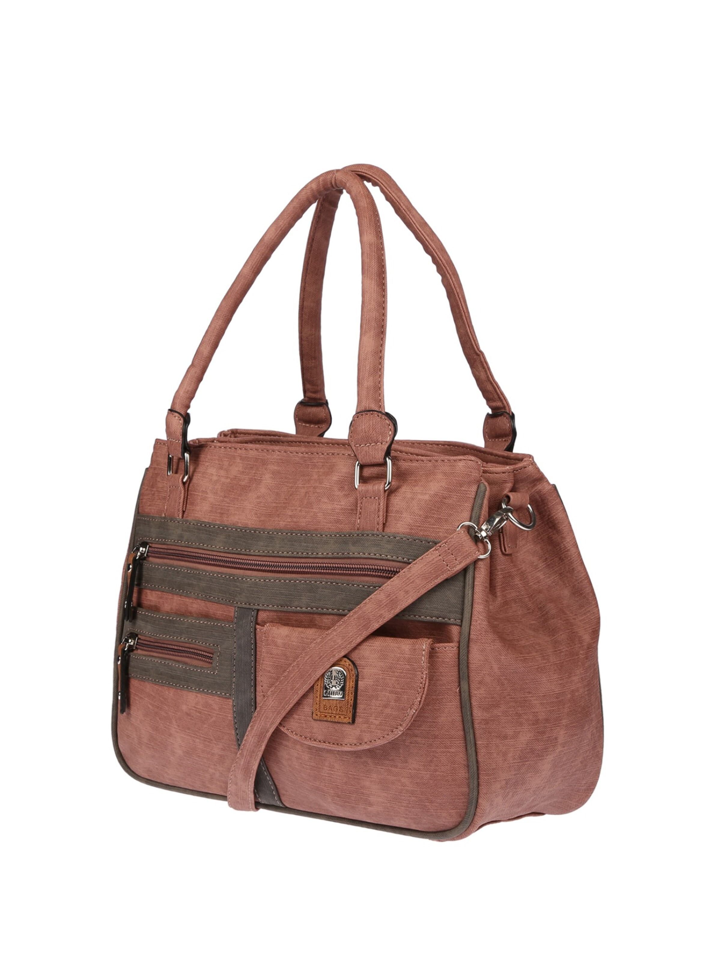 Christian Wippermann Handtasche 'Große Damen Tasche Umhängetasche Schultertasche'‌‌‌‌ in Pink