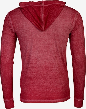 TREVOR'S Sweatshirt in Rood: voorkant