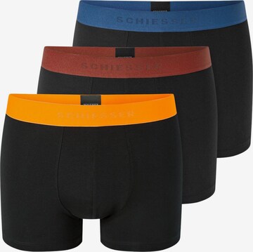 SCHIESSER Boxer shorts '95/5 Cotton' in Black: front