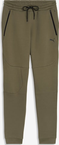 PUMA Tapered Broek 'PumaTech' in Groen: voorkant