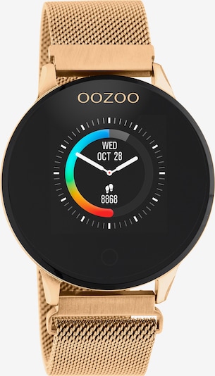 OOZOO Smartwatch in gold / schwarz, Produktansicht