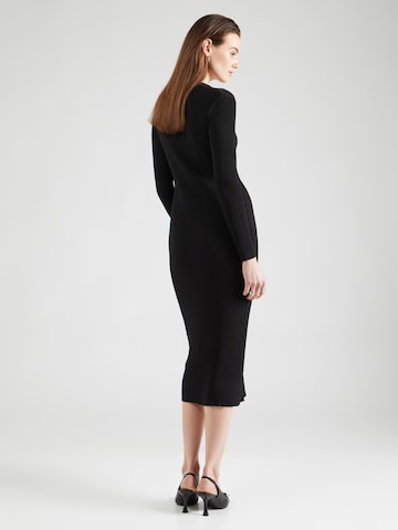 Karl Lagerfeld Stickad klänning i svart