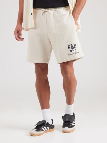 GAP Обычный Штаны 'DISNEY X GAP' в Бежевый: спереди