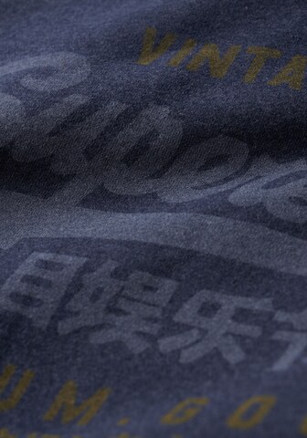 Superdry Sweatshirt 'Heritage' in Blauw