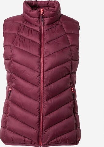 CMP Sportbodywarmer in Rood: voorkant