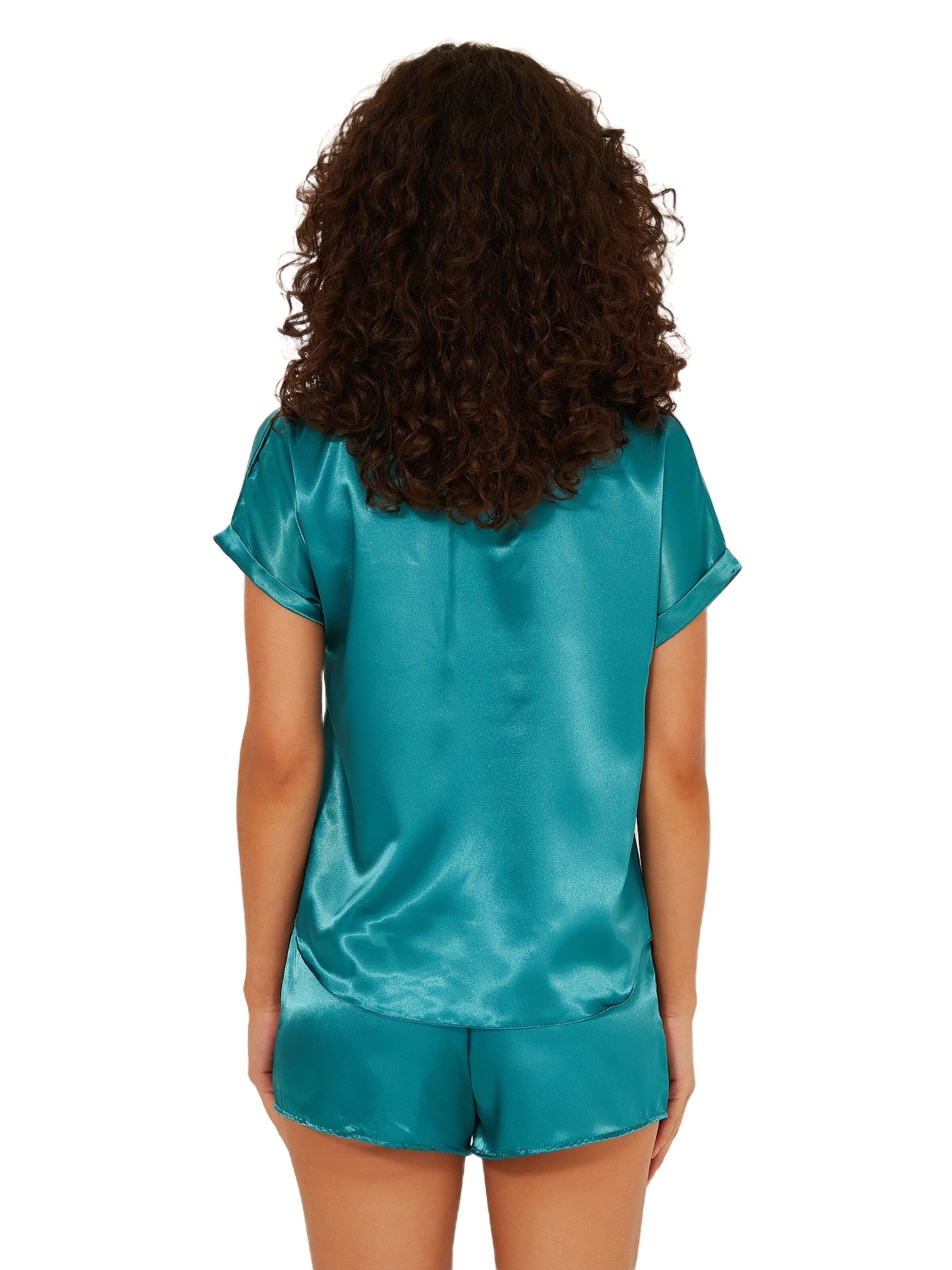 C&City Korte pyjama in Groen