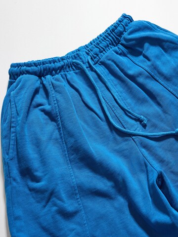 Baggy Pantalon Bershka en bleu