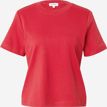 raudona s.Oliver Marškinėliai: priekis