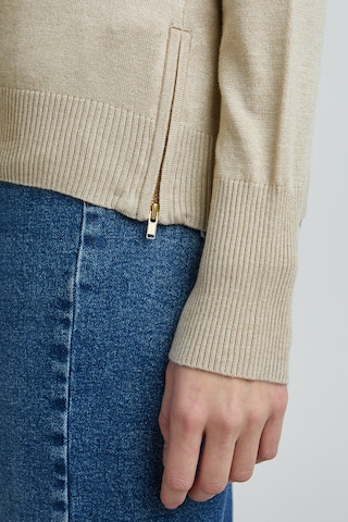 PULZ Jeans Sweater 'SARA' in Beige