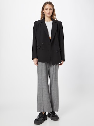 BRAX Wide leg Pleat-Front Pants 'Maine' in Grey