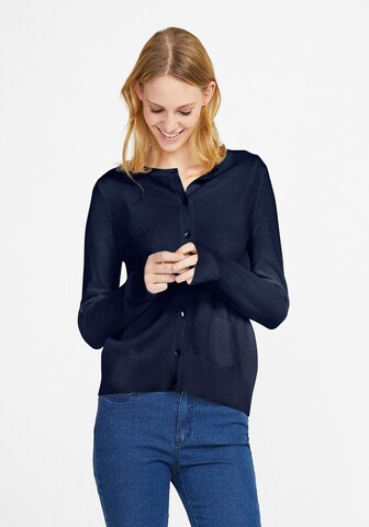 Peter Hahn Strickjacke in Blau: Vorderseite