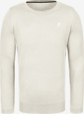 Pull-over '655000' Karl Lagerfeld en beige : devant
