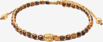 Bracelet Samapura Jewelry en marron : devant